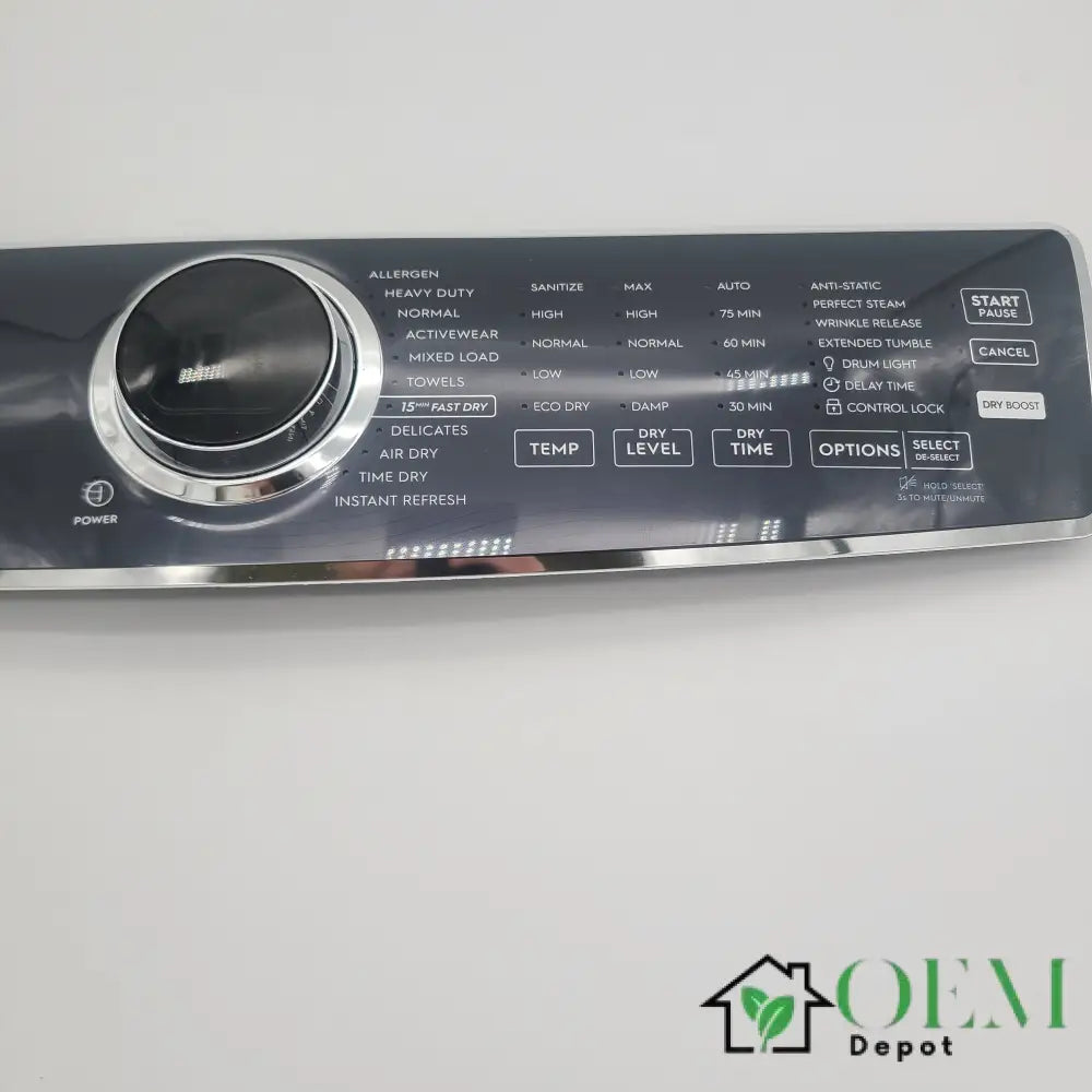 Electrolux Dryer Console Board & Knob Assembly 5304529909 5304521513