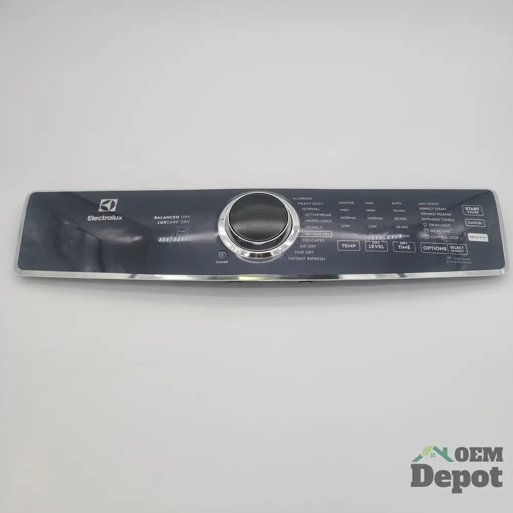 Ensemble de console et bouton de sécheuse Electrolux 5304529909 5304521513