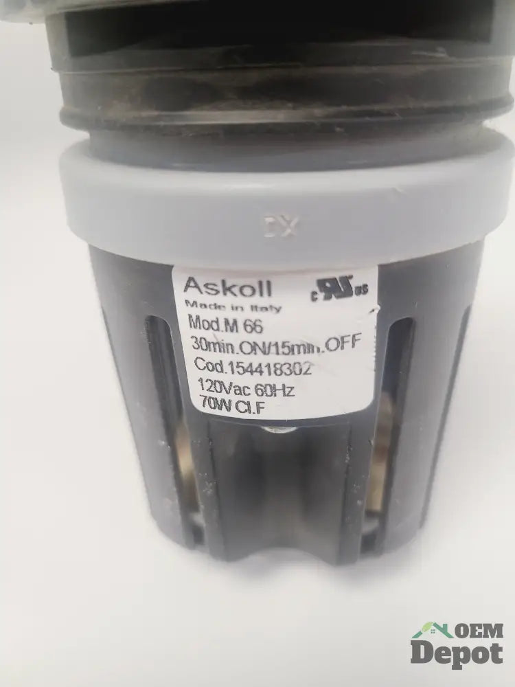 Moteur de pompe de circulation pour lave-vaisselle Electrolux / Frigidaire – Askoll M66 – Pièce nº 154418302