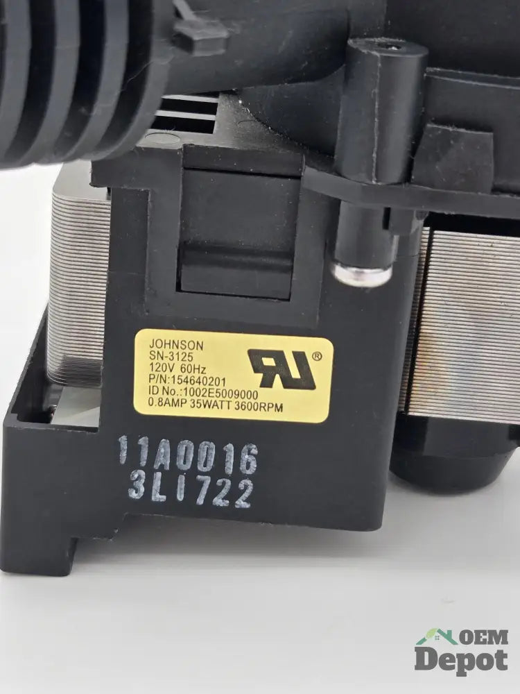 Moteur de pompe de vidange pour lave-vaisselle Frigidaire SN-3125 (154640201, A00126501)