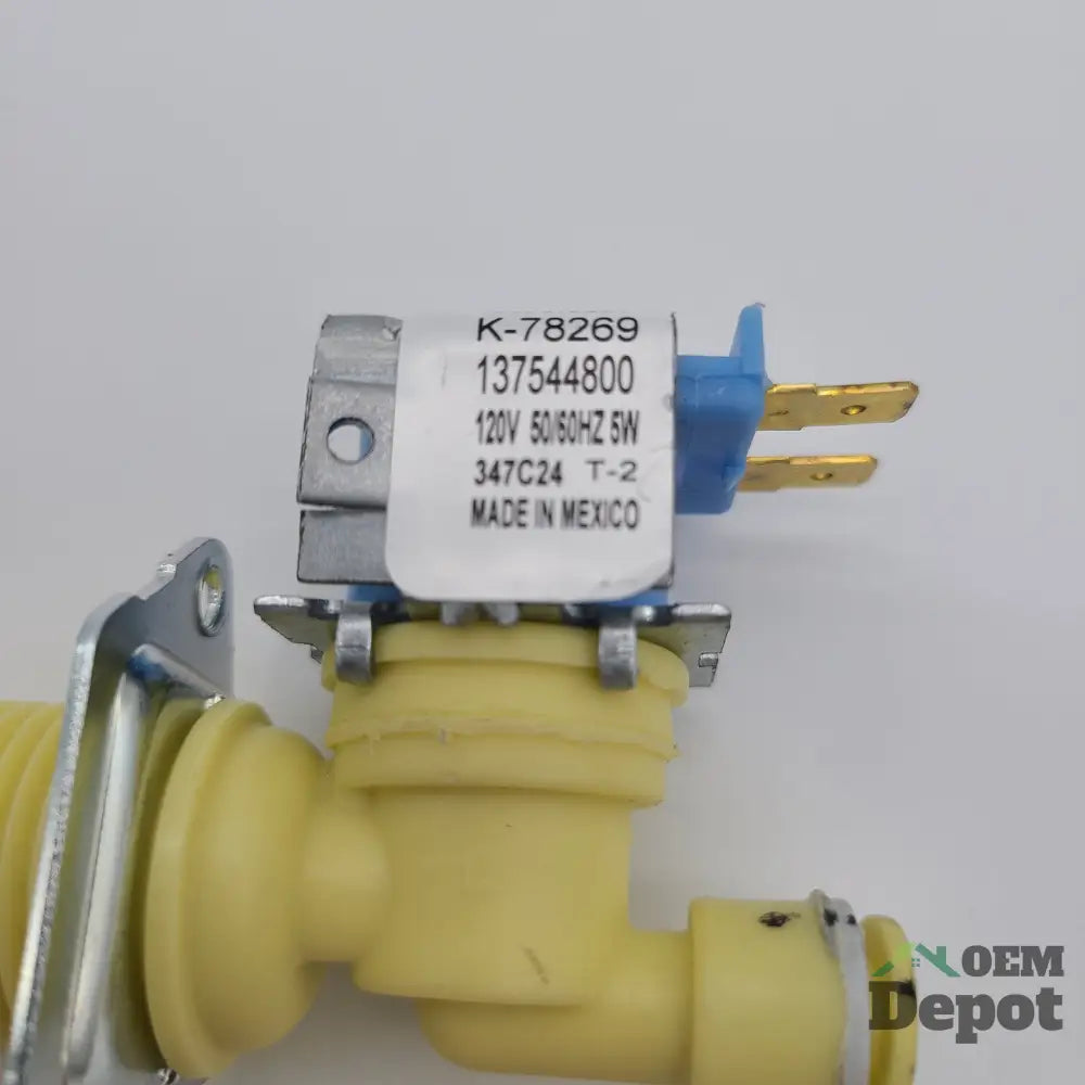 Électrovanne d'arrivée d'eau pour sécheuse Frigidaire 137544800
