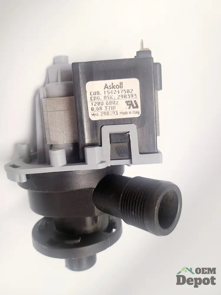 Moteur de pompe de vidange pour lave-vaisselle Frigidaire / Electrolux (Askoll 290-33) 154247502