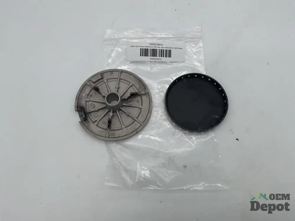 Brûleur de cuisinière à gaz Frigidaire avec chapeau, grand format 5304533619