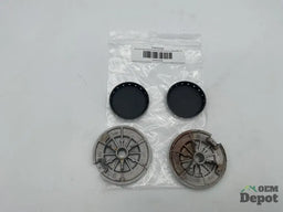 Ensemble de 2 brûleurs principaux avec chapeaux pour cuisinière à gaz Frigidaire, moyen, 5304533596