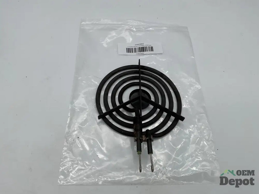 Élément de surface à serpentin pour cuisinière Frigidaire 6" 316439802