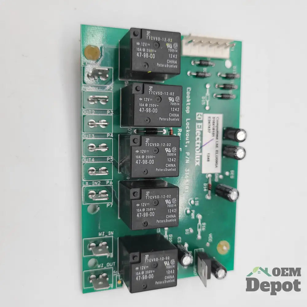 Carte de commande électronique de cuisinière Frigidaire 316418101