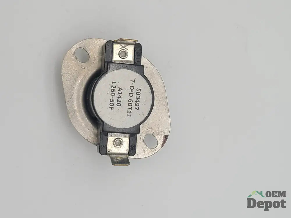 Thermostat de sécheuse d'origine (OEM) GE 503497