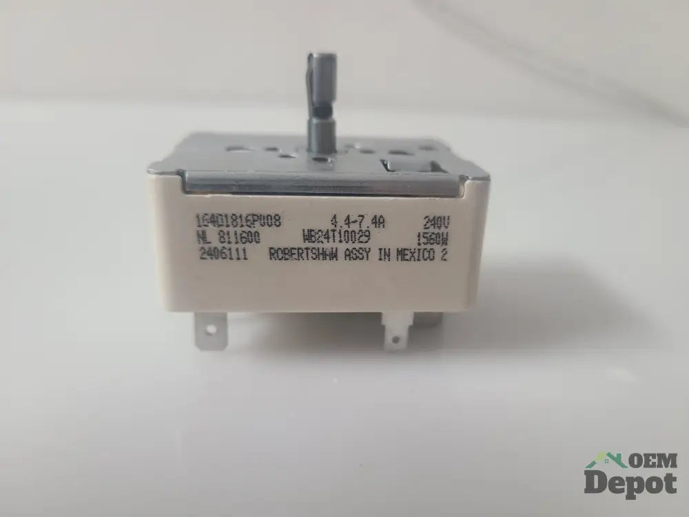 Commutateur de brûleur à réglage infini GE WB24T10029 pour cuisinière – Pièce de rechange d'origine (OEM)