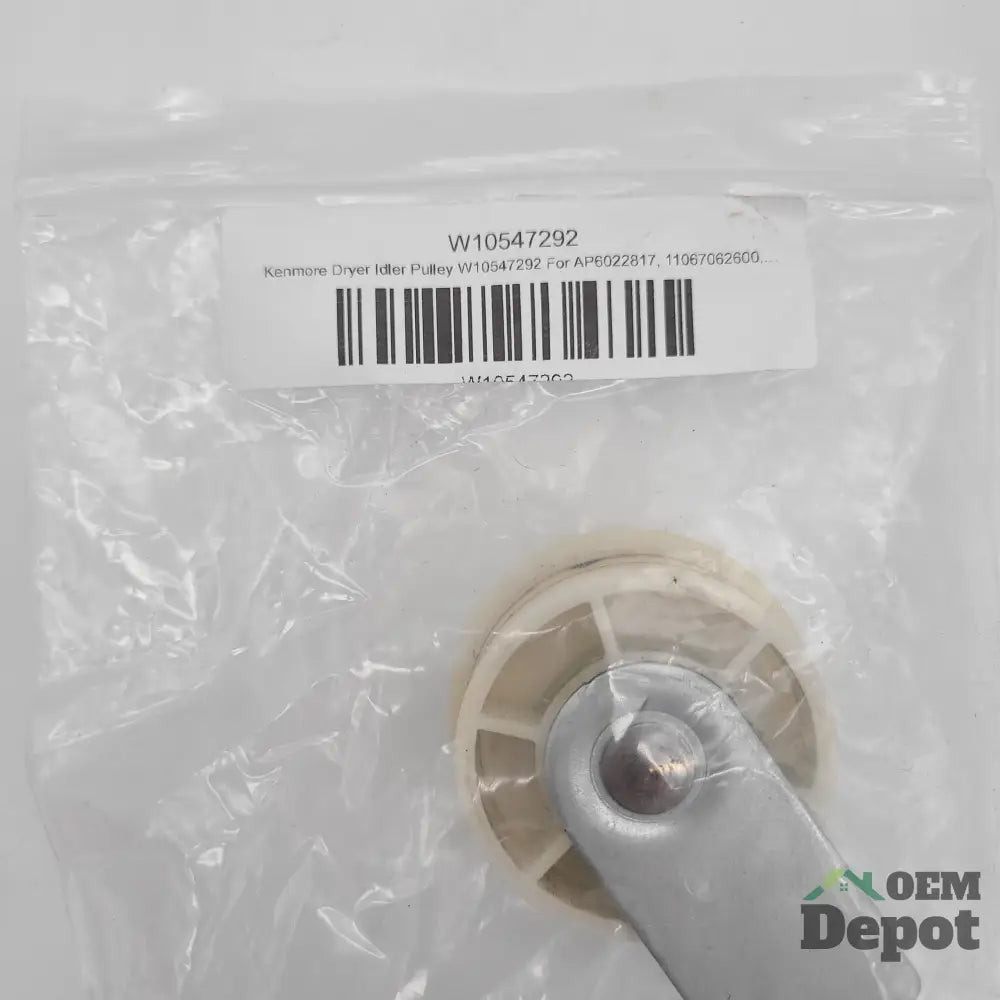 Poulie de tension pour sèche-linge Kenmore W10547292 pour AP6022817, 11067062600, WPW10547292