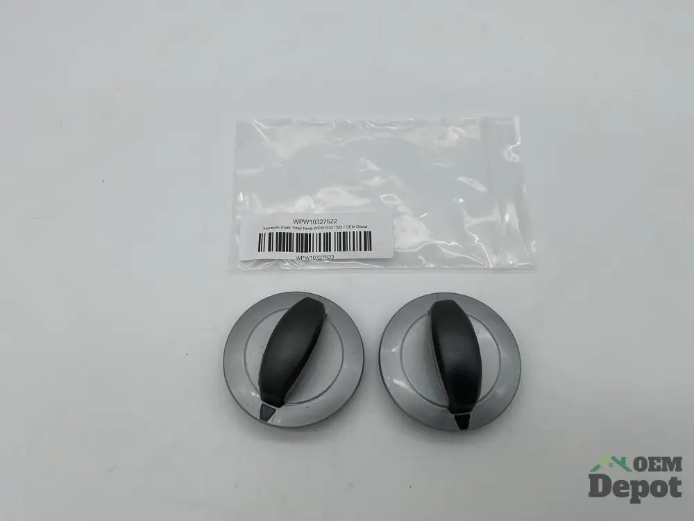 Bouton de minuterie pour sécheuse Kenmore, lot de 2 WPW10327522