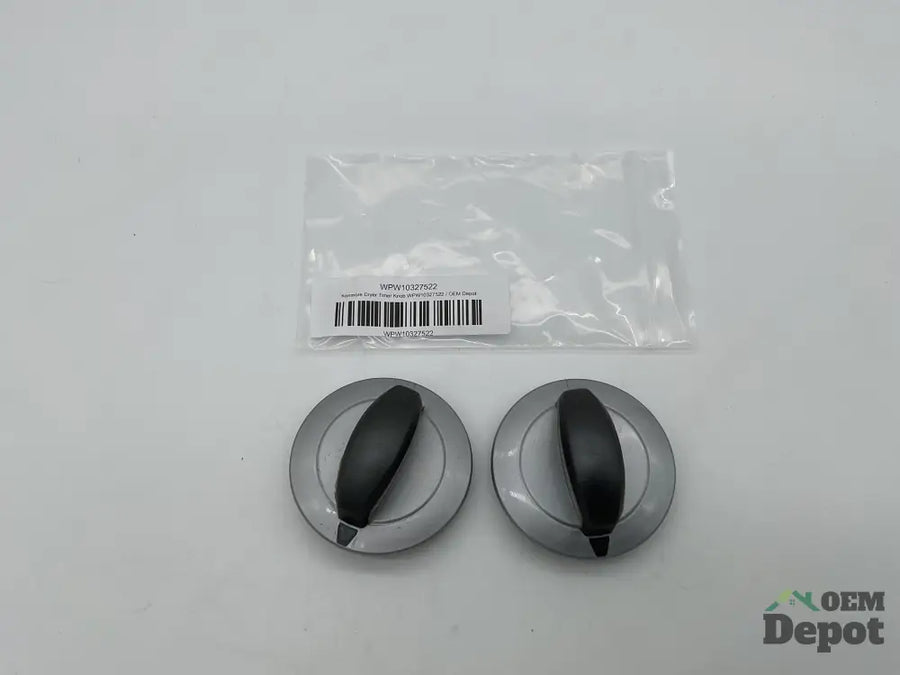 Bouton de minuterie pour sécheuse Kenmore, lot de 2 WPW10327522