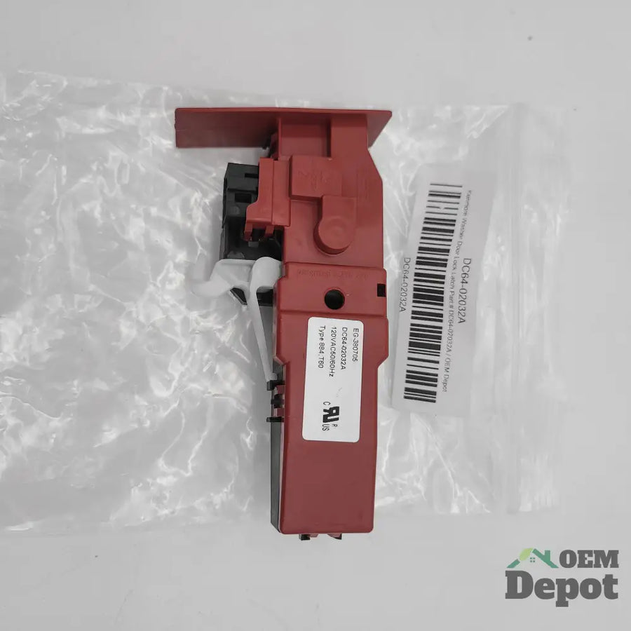 Loquet de verrouillage de porte de laveuse Kenmore, pièce n° DC64-02032A