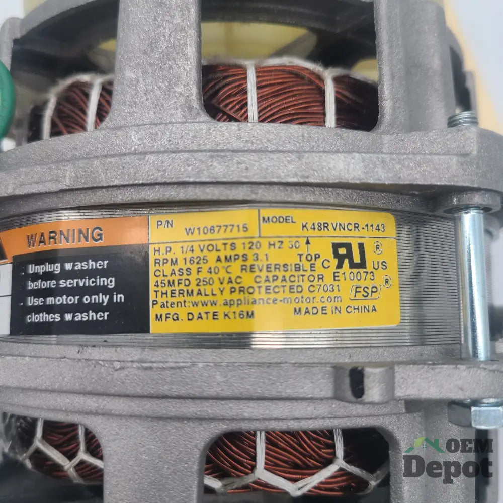 Moteur d'entraînement pour lave-linge Kenmore W10677715 WPW10677715