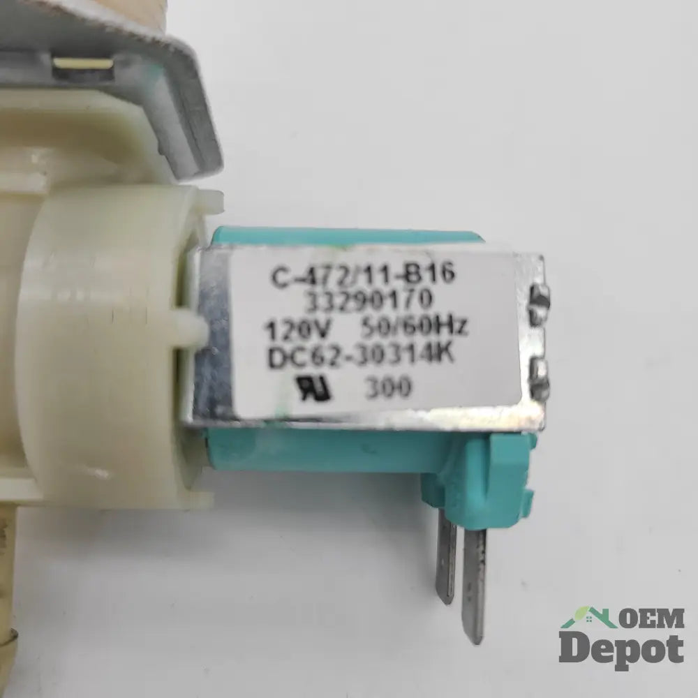 Vanne d'arrivée d'eau pour lave-linge Kenmore, pièce n° DC62-3031K