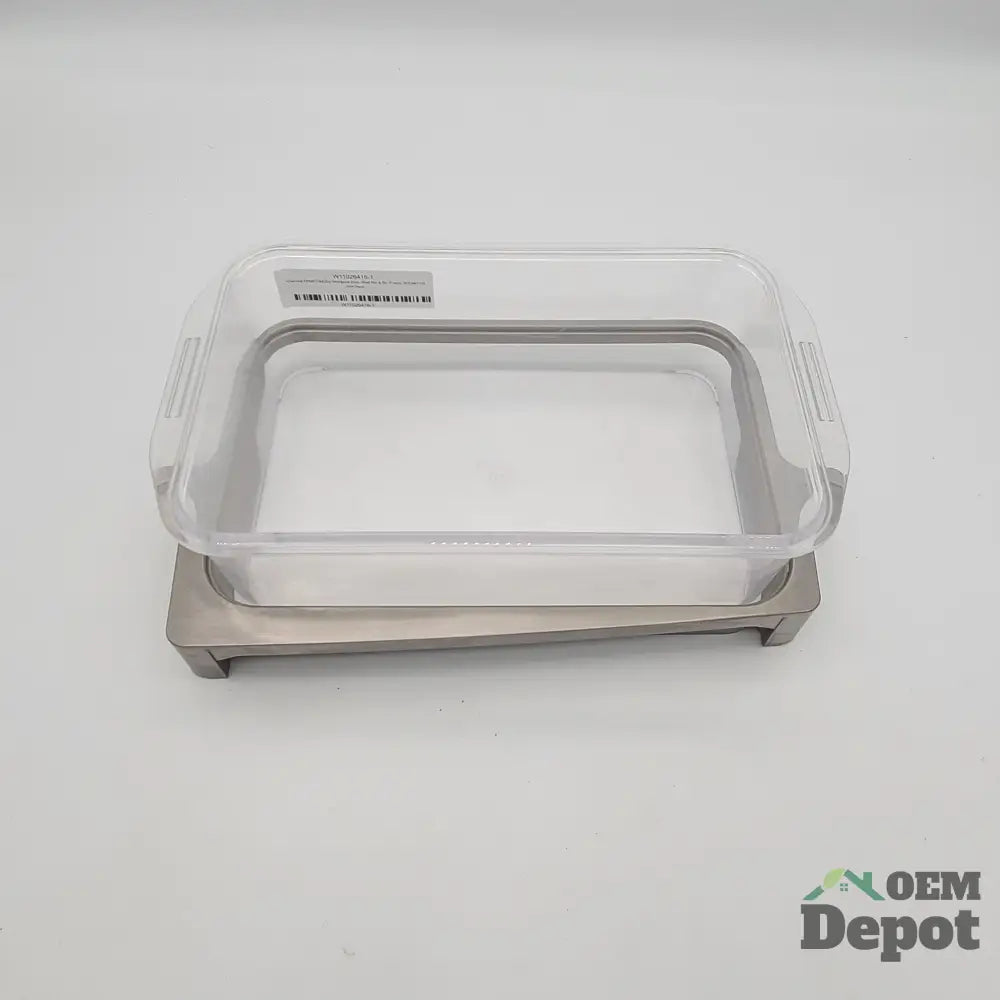 Balconnet et cadre de porte de réfrigérateur KitchenAid KRMF706EBS Whirlpool W10447155 W11026416