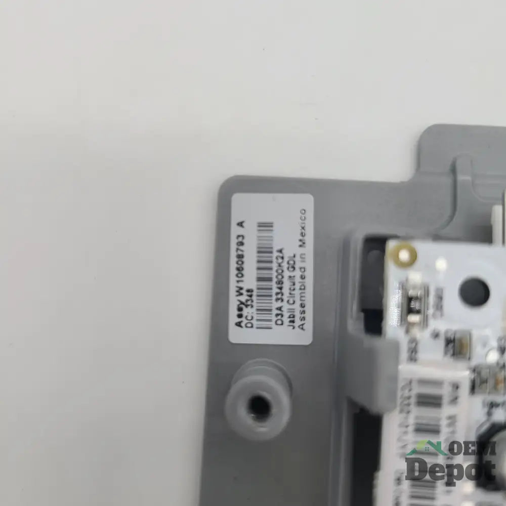 Panneau d'interface utilisateur pour réfrigérateur KITCHENAID W10608793 W10565991