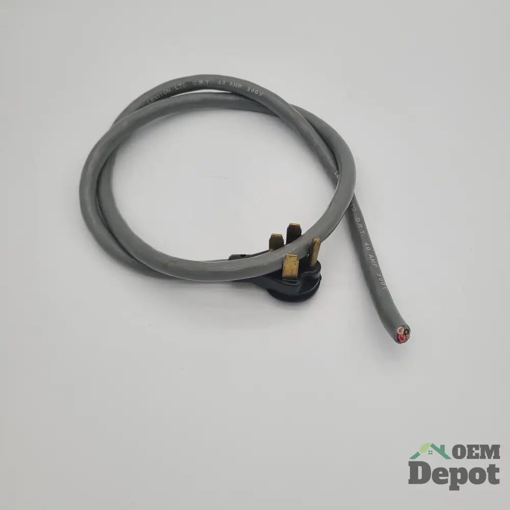 Cordon d'alimentation Leviton NEMA 14-50P pour cuisinière / véhicule électrique / soudeuse, 40 A, 300 V, fiche à 4 broches
