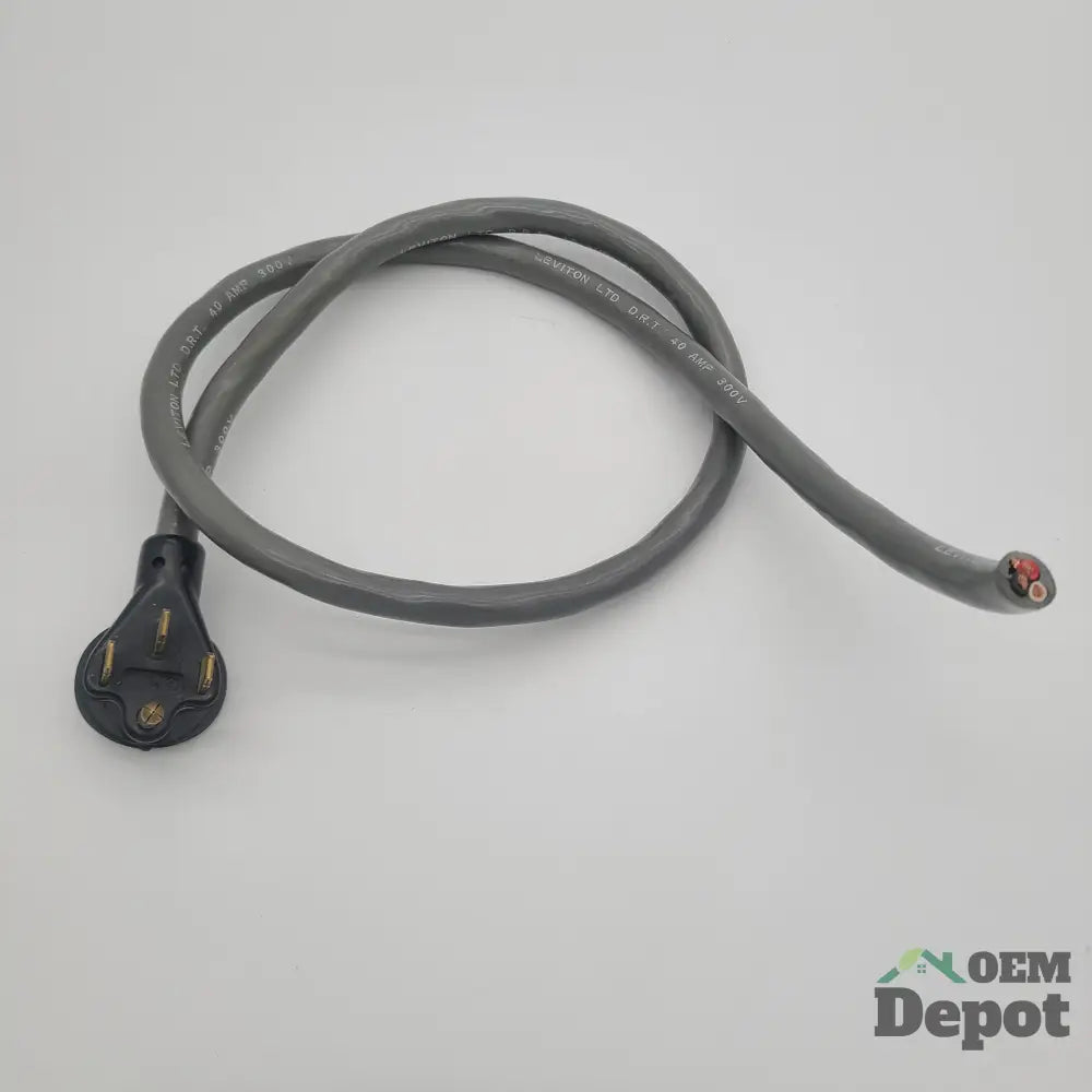 Cordon d'alimentation Leviton NEMA 14-50P pour cuisinière / véhicule électrique / soudeuse, 40 A, 300 V, fiche à 4 broches