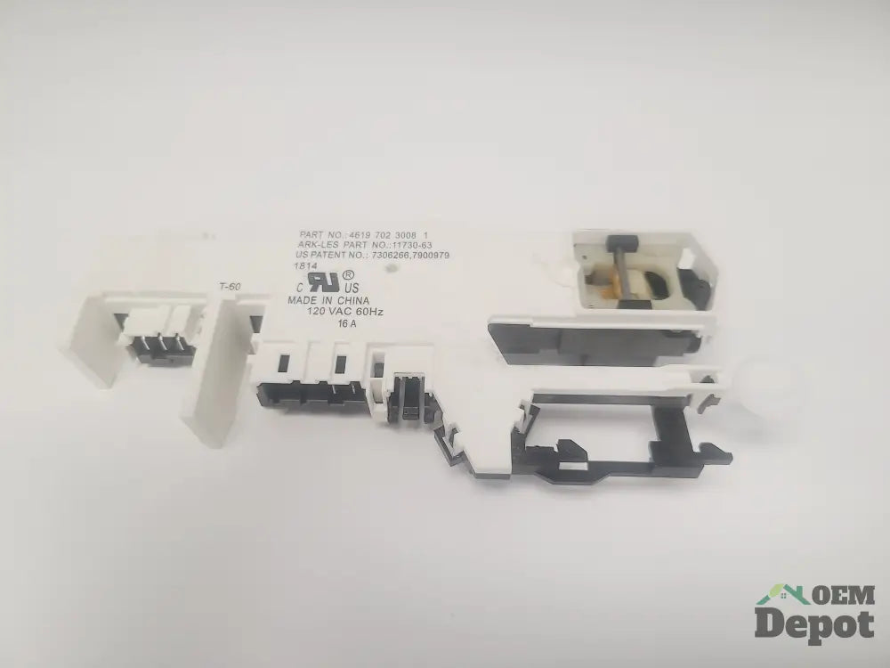Ensemble interrupteur de verrouillage de porte pour lave-linge LG 46197023008