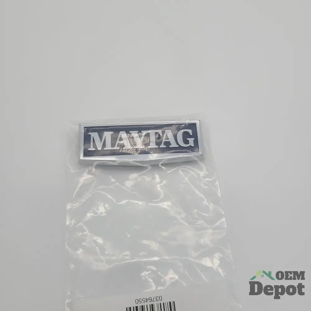 Logo de plaque Maytag W10908007 (Remplace : W10639171)