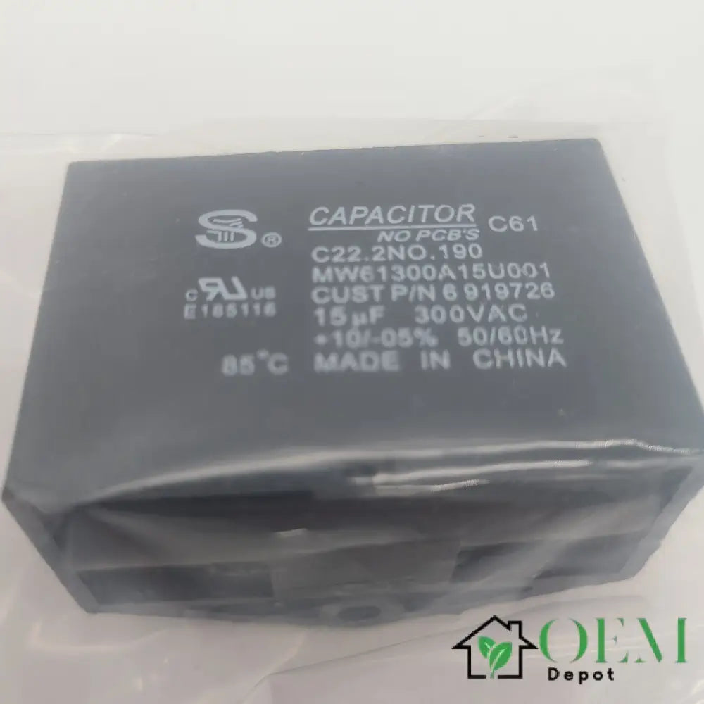 MAYTAG JENN AIR MOTOR CAPACITOR DISHWASHER WP99002665 6917261