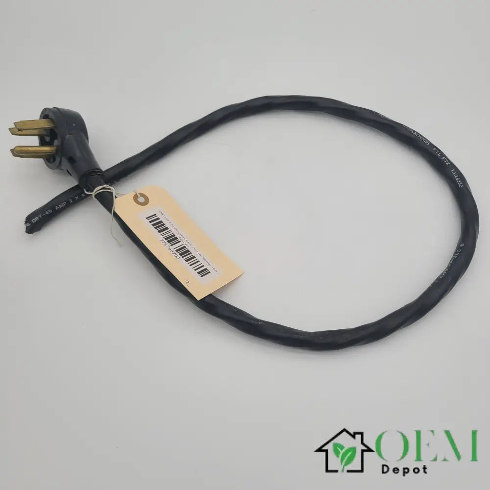 NEMA 14-50P 4-Prong Range Cord 40A 8/2 + 10/2 AWG 300V Heavy Duty Stove