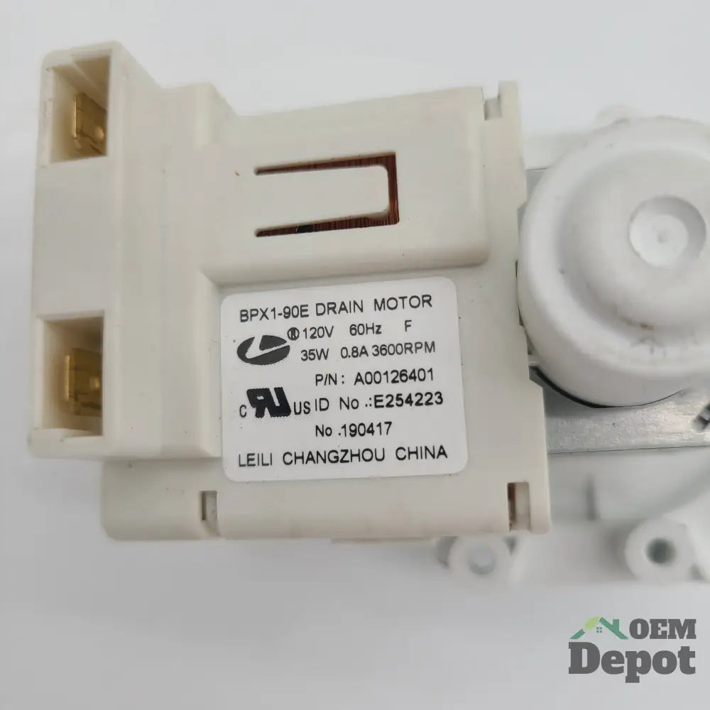 POMPE DE VIDANGE POUR LAVE-VAISSELLE OEM A00126401 ELECTROLUX FRIGIDAIRE BPX1-90E
