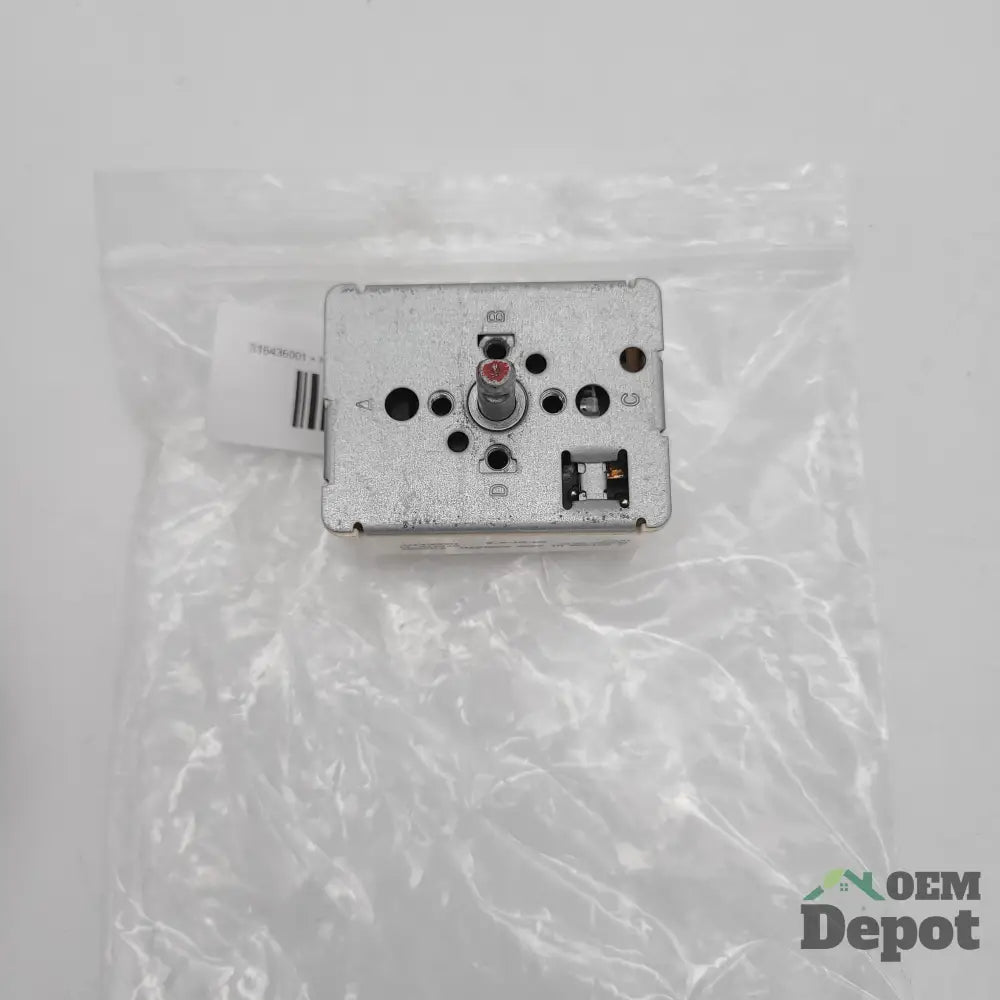 Commutateur de brûleur pour élément de cuisinière Frigidaire 316436001 AP3885460 PS1145040