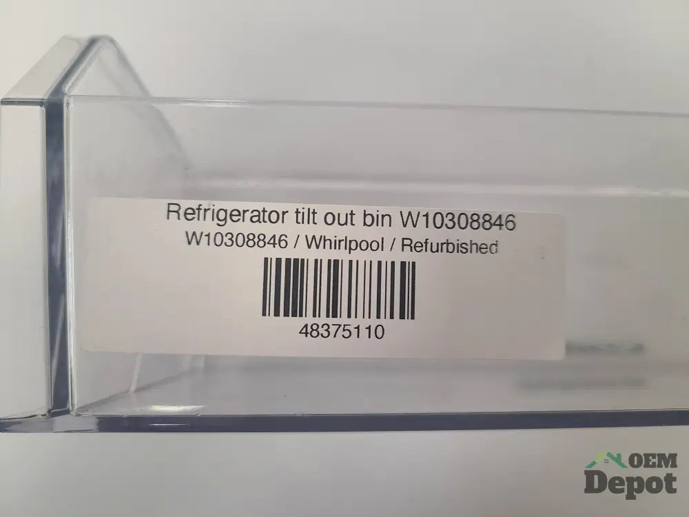 Refrigerator bin tilt out W10356444
