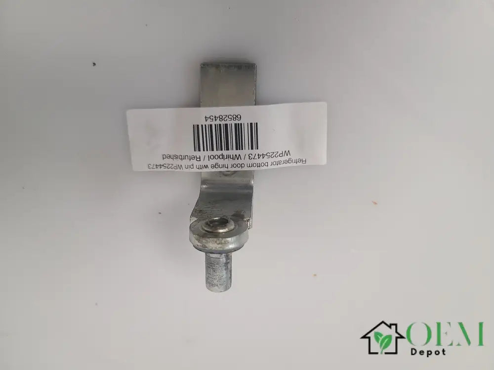 Refrigerator bottom door hinge with pin WP2254473