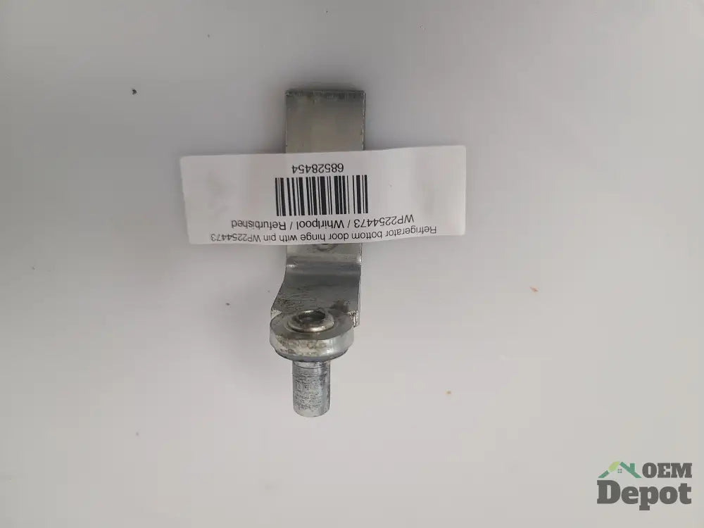 Charnière inférieure de porte de réfrigérateur avec axe WP2254473