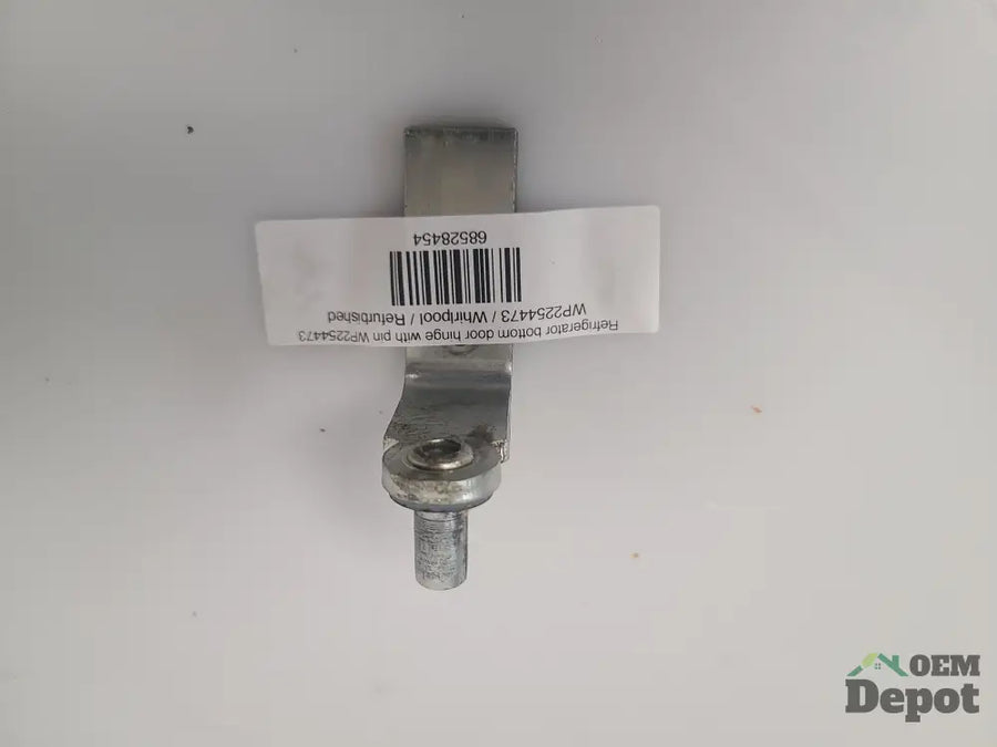 Refrigerator bottom door hinge with pin WP2254473