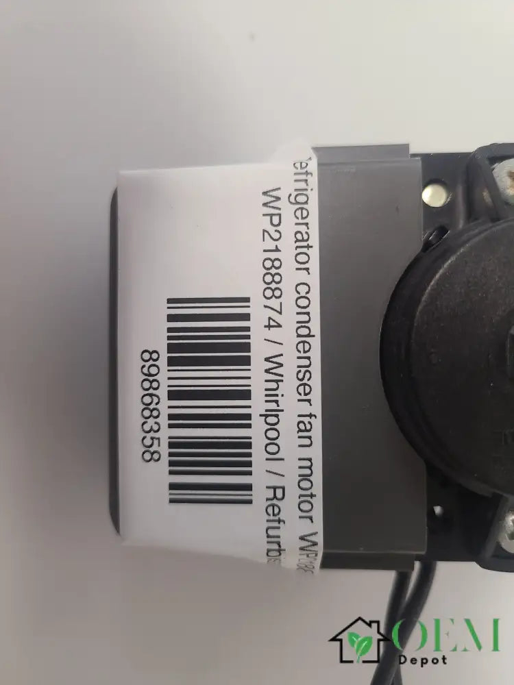 Refrigerator condenser fan motor WP2188874