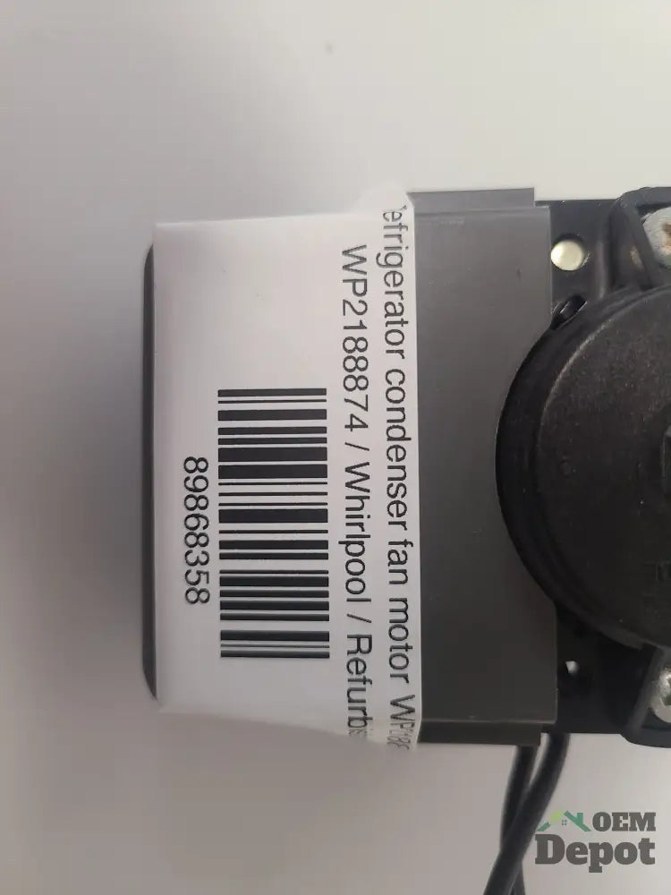 Refrigerator condenser fan motor WP2188874