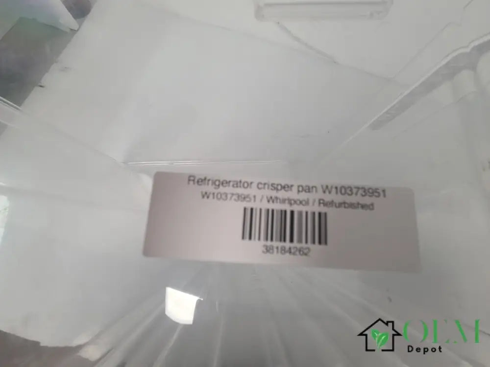 Refrigerator crisper pan W10373951