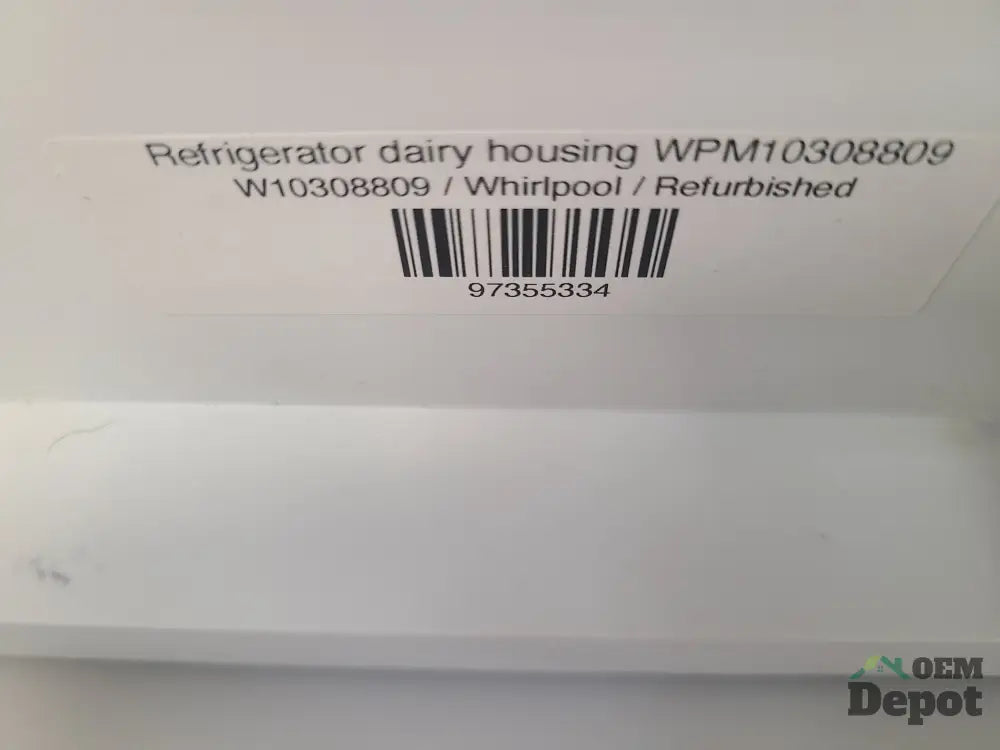 Boîtier pour produits laitiers de réfrigérateur WPM10308809