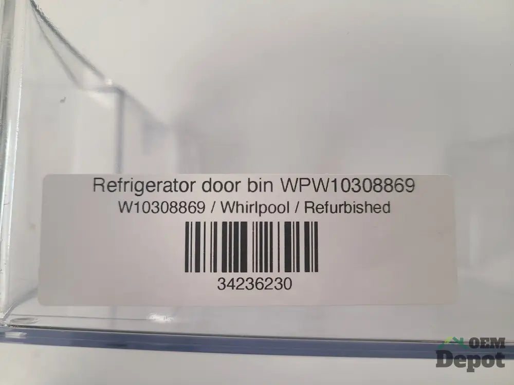 Refrigerator door bin WPW10308869
