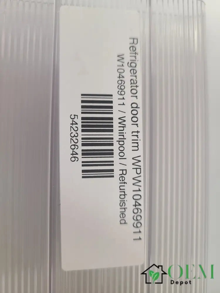 Refrigerator door trim WPW10469911