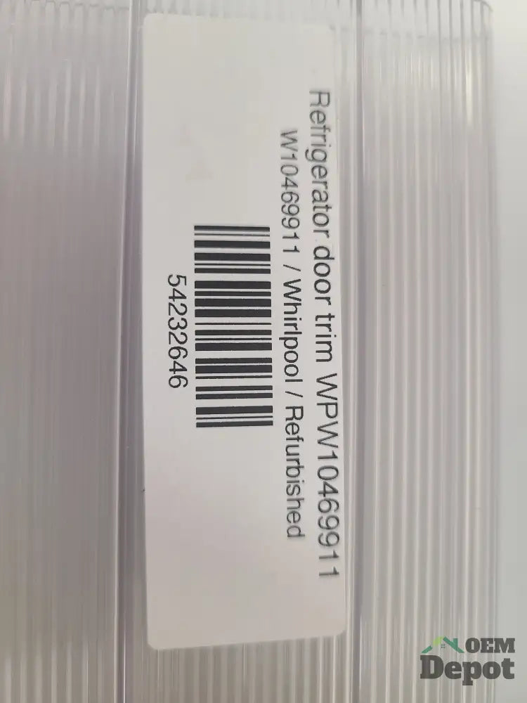 Refrigerator door trim WPW10469911