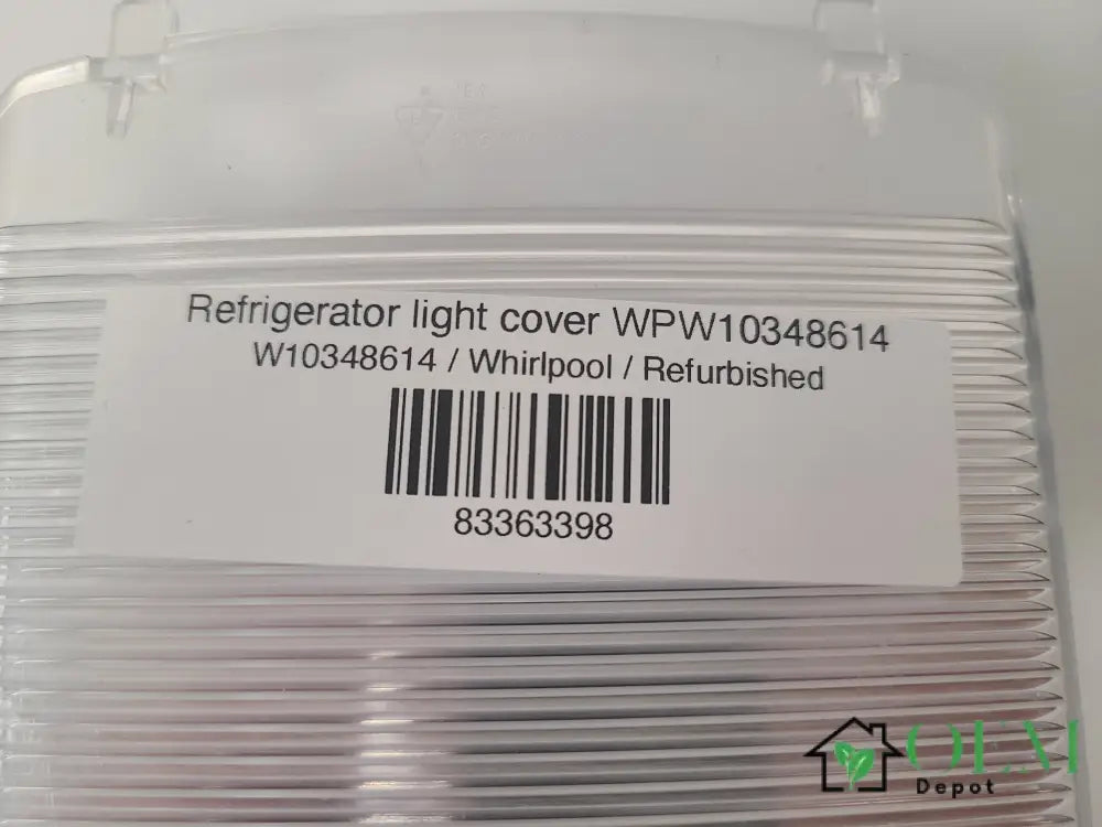 Refrigerator light cover WPW10348614