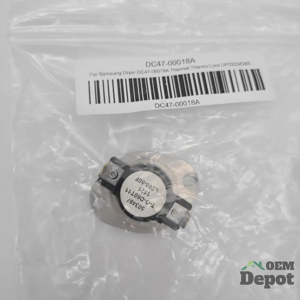 Thermostat limiteur de température pour sèche-linge Samsung DPS2038383 AP4201898 35001092 DC47-00018A