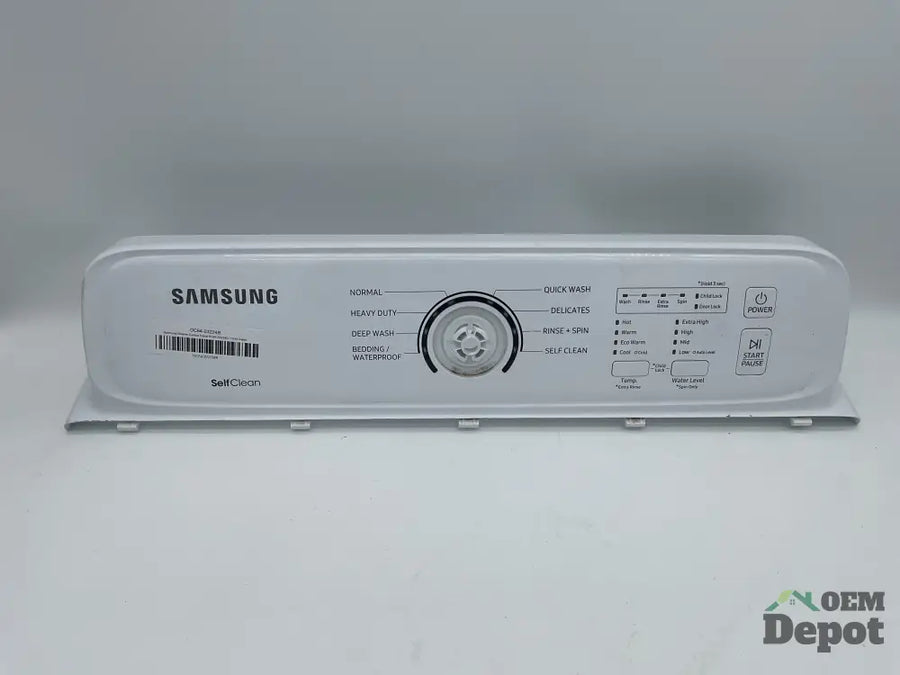 Panneau de commande de lave-linge Samsung DC64-03224B
