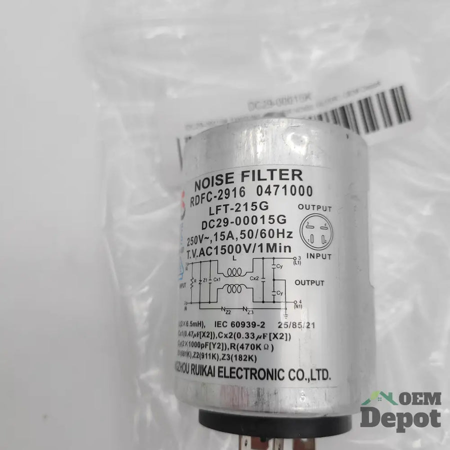 Filtre anti-parasite pour lave-linge Samsung DC29-00015K