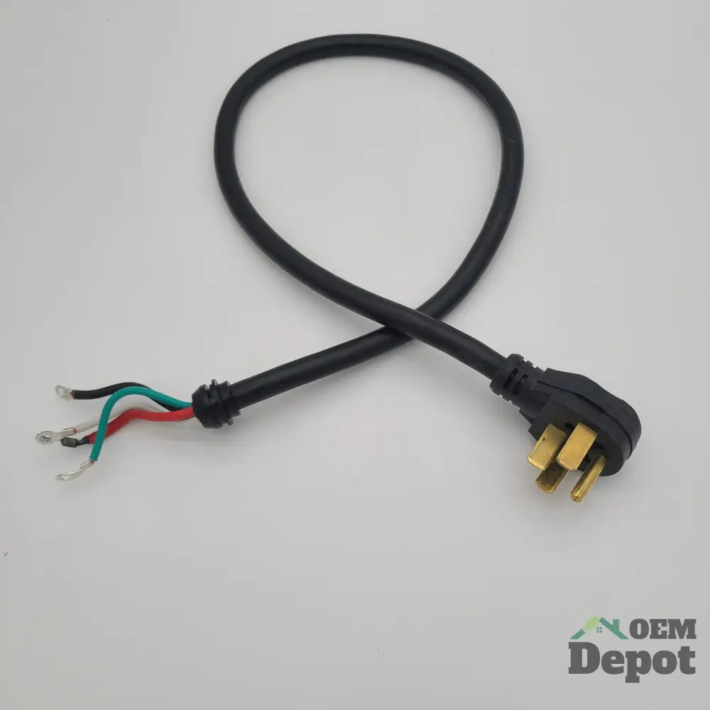 Cordon d'alimentation pour cuisinière 8/10 AWG CSA FT2, 4 fils, 300 V, 90 °C, câble robuste pour cuisinière