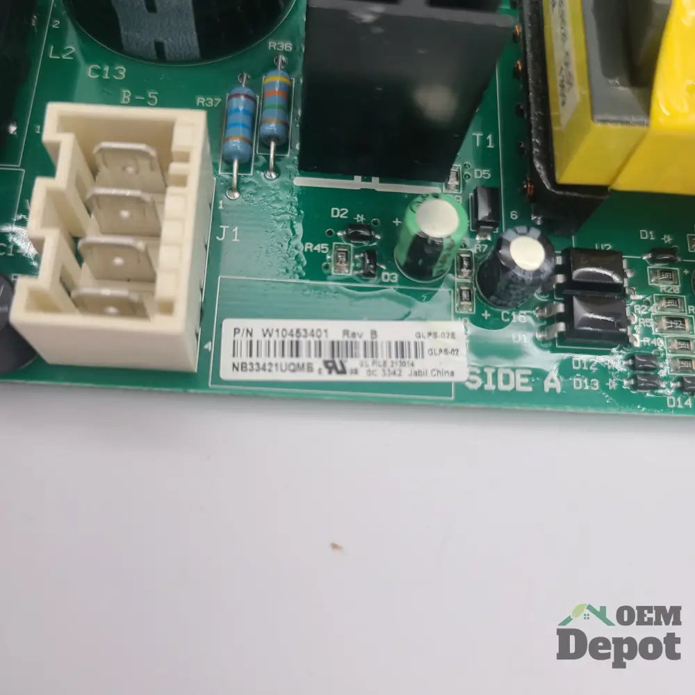 Carte de contrôle pour réfrigérateur Kitchenaid Whirlpool W10453401 OEM WPW10453401