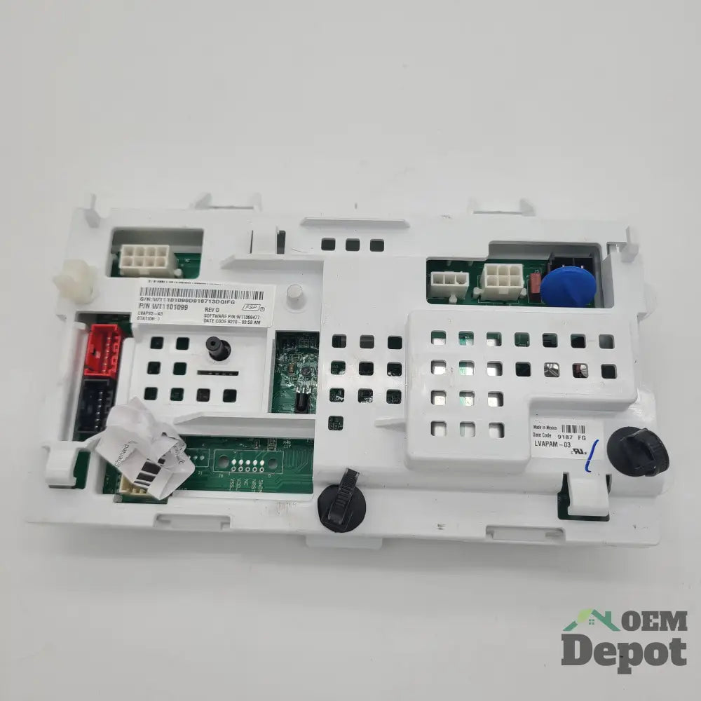 CARTE ÉLECTRONIQUE DE COMMANDE POUR LAVE-LINGE WHIRLPOOL W11101099