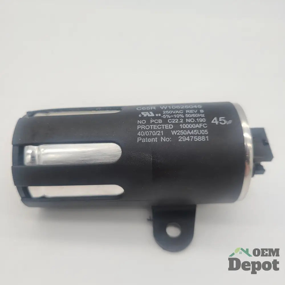 Condensateur de démarrage pour moteur de lave-linge W10390451 W11158830