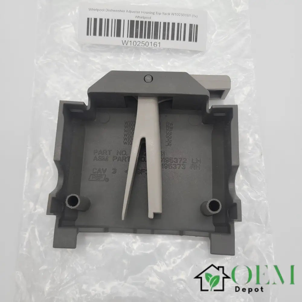 Whirlpool Dishwasher Adjuster Housing Top Rack W10250161 (1x)