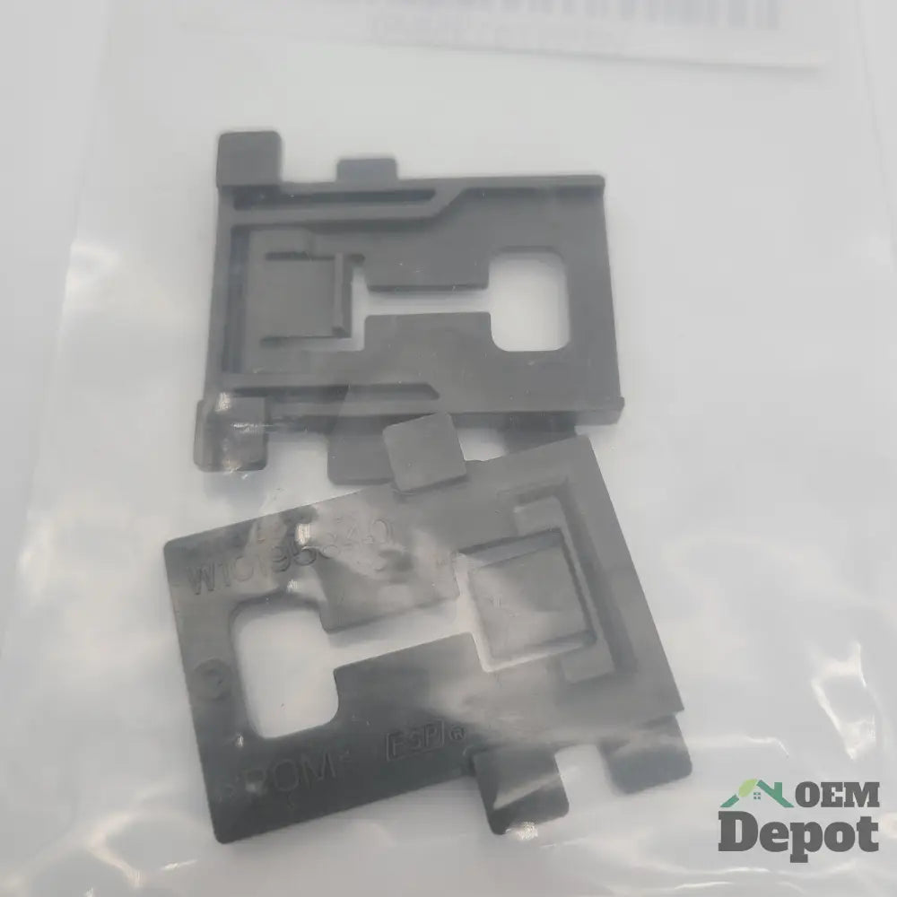 Whirlpool Dishwasher Dishrack Positioner Pair 2x WPW10195840