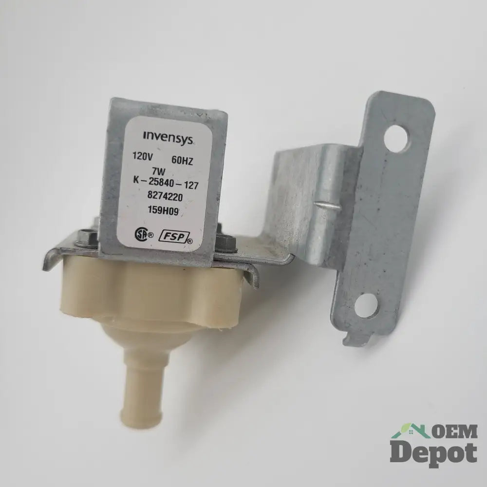Électrovanne d'arrivée d'eau pour lave-vaisselle Whirlpool WP8274220 K-25840-127
